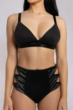 Women CXIX Tees & Tops*Aphrodite Triangle Bra - Black