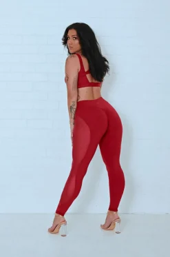 Women CXIX Leggings & Bikers*Baddie Leggings - Chilli