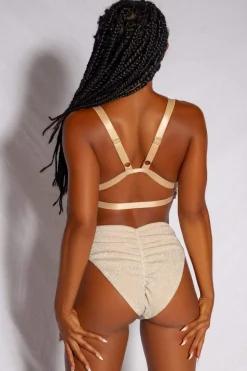 Women CXIX High Waisted Bottoms*Cora High Waisted Bottoms - Champagne No Garter