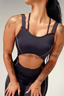 Women CXIX Body & Jumpsuits*Dollhaus Jumpsuit - Black