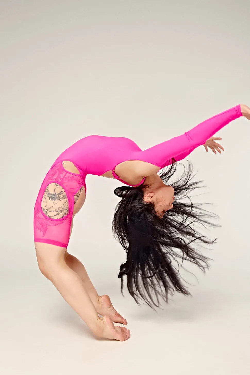 Women CXIX Body & Jumpsuits*Dollhaus Mesh Bodysuit - Barbie Pink