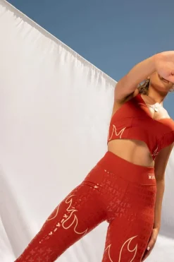 Women CXIX Gecko Grip™ Apparel*Fya Top - Red