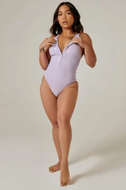 Women CXIX Body & Jumpsuits*Gecko Grip™ Bodysuit: Lilac