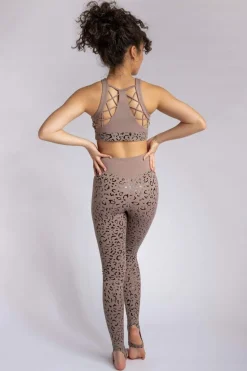 Women CXIX Gecko Grip™ Apparel*Gecko Grip™ Leggings: Dusky Leopard