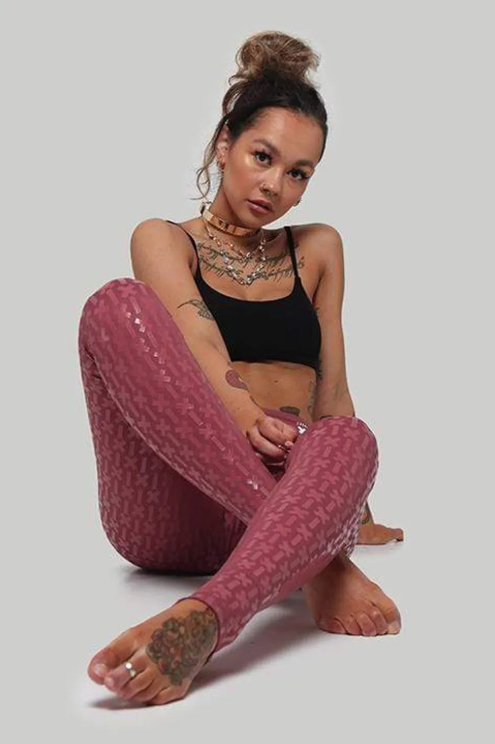 Women CXIX Gecko Grip™ Apparel*Gecko Grip™ Leggings: Mauve