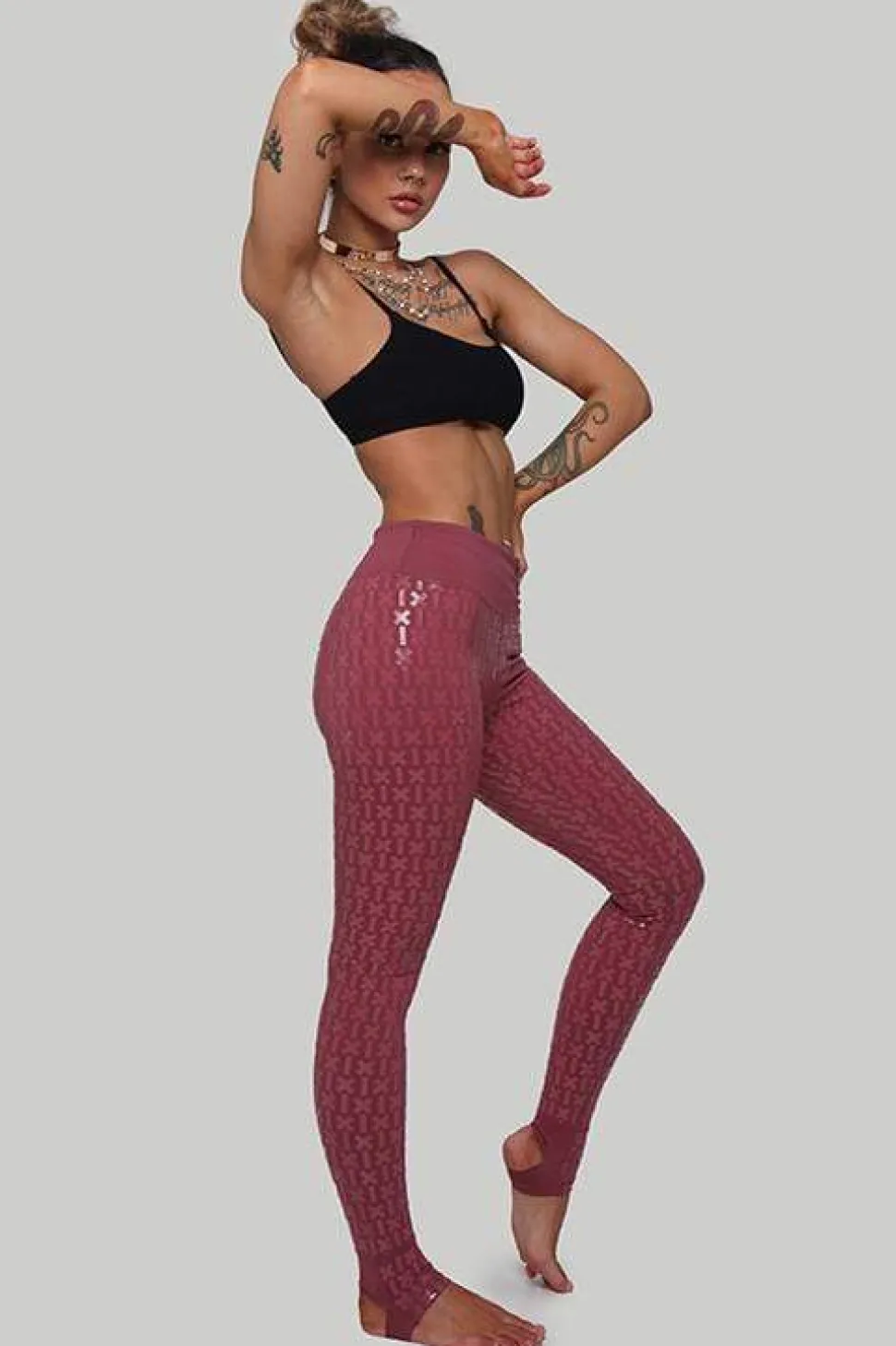 Women CXIX Gecko Grip™ Apparel*Gecko Grip™ Leggings: Mauve