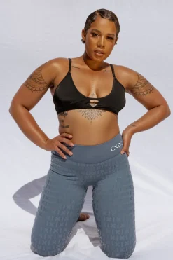 Women CXIX Gecko Grip™ Apparel*Gecko Grip™ Leggings: Steel Blue