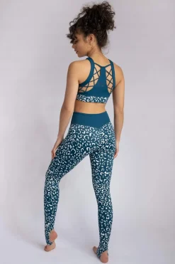 Women CXIX Leggings & Bikers*Gecko Grip™ Leggings: Twilight Leopard
