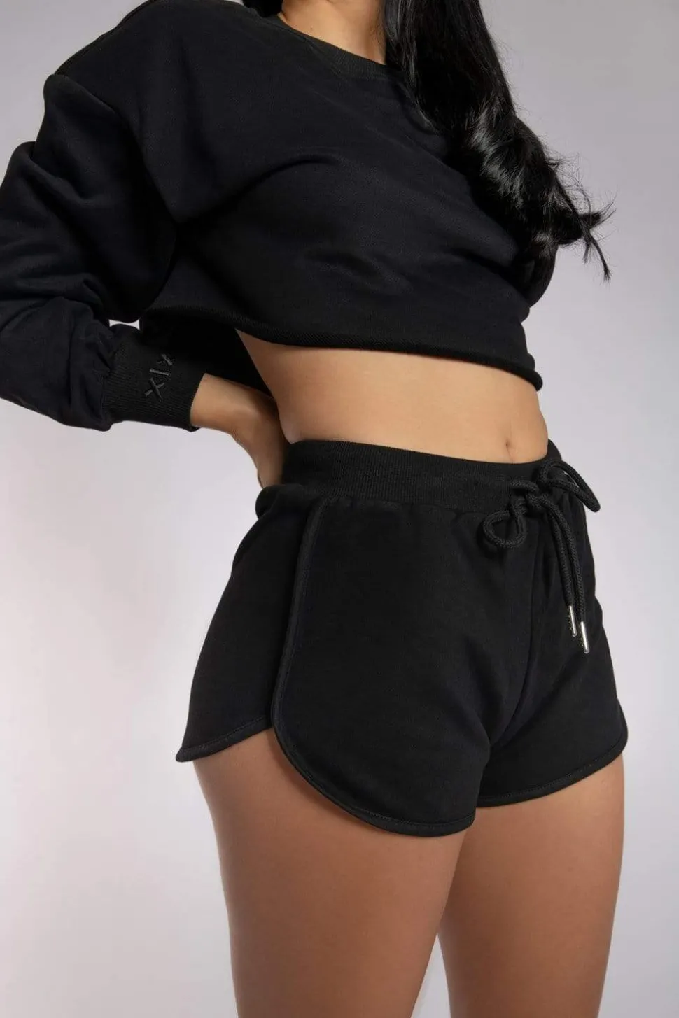 Women CXIX Tees & Tops*Oversized Cropped Jumper - Black