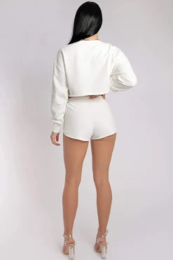 Women CXIX Tees & Tops*Oversized Cropped Jumper - Ecru