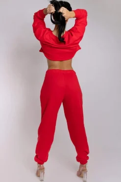 Women CXIX Joggers & Jumpers*Oversized Cropped Jumper - Jalapeno