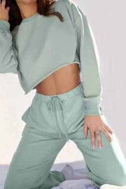 Women CXIX Joggers & Jumpers*Oversized Jogger Bottoms - Sage
