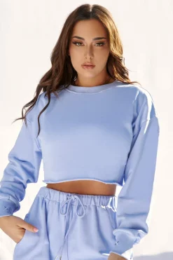 Women CXIX Joggers & Jumpers*Oversized Jogger Bottoms - Powder Blue