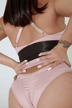 Women CXIX High Waisted Bottoms*Riding Solo High Waist Bottoms - Pink
