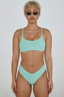 Women CXIX Cheeky Bottoms*The Hills Bottoms - Ribbed Mint